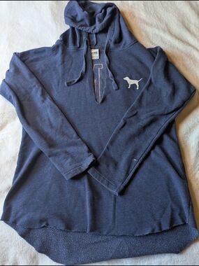 PINK Victoria's Secret Navy Cozy Hoodie